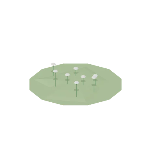 Stylized White Flower Patch (Stylized Trees and Rocks Kit)