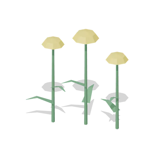 Stylized Yellow Flowers (Stylized Trees and Rocks Kit)