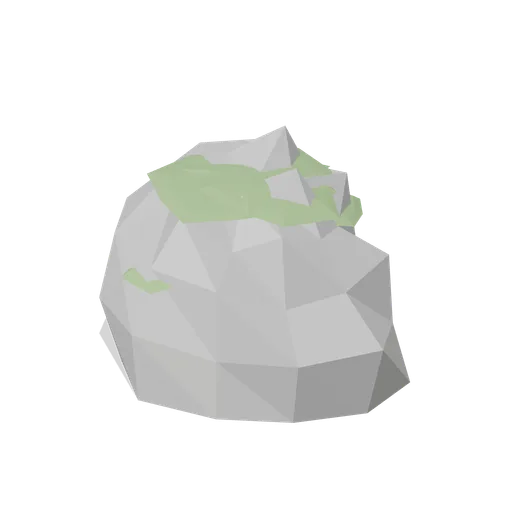 Stylized Mossy Boulder (Stylized Trees and Rocks Kit)