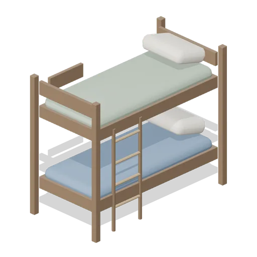 Bunk Bed Twin (Bedroom and Living Room Furniture)