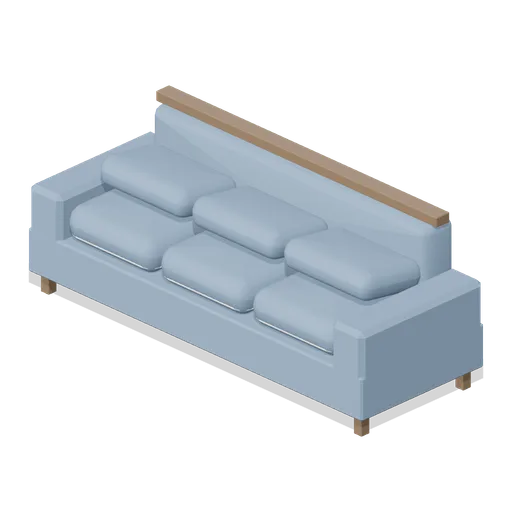 Sofa Three Seat (Bedroom and Living Room Furniture)