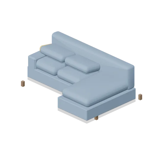 Corner Sofa Unit (Bedroom and Living Room Furniture)