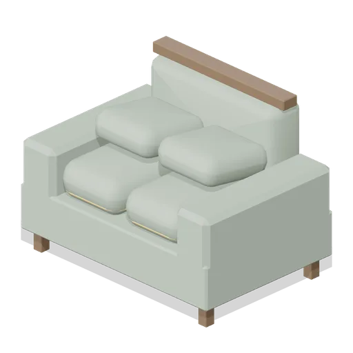 Loveseat Small (Bedroom and Living Room Furniture)