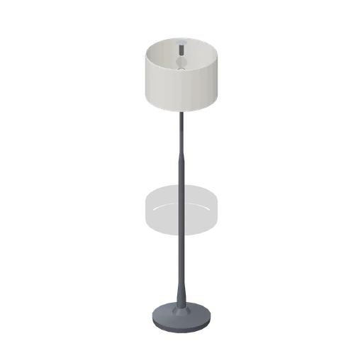 Floor Lamp Drum (Bedroom and Living Room Furniture)