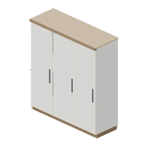 Wardrobe Sliding 3door (Bedroom and Living Room Furniture)