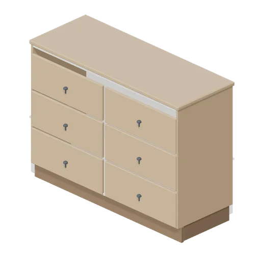 Chest Of Drawers 6 (Bedroom and Living Room Furniture)