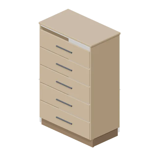 Tallboy 5 Drawer (Bedroom and Living Room Furniture)