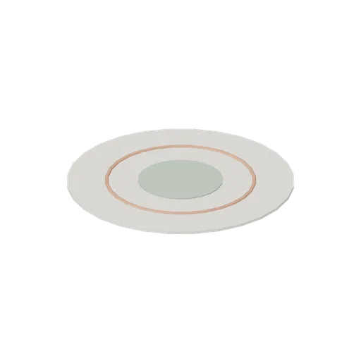 Rug Round Jute (Bedroom and Living Room Furniture)