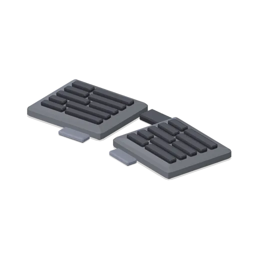 Split ergonomic keyboard (Computers and Desk Gadgets)