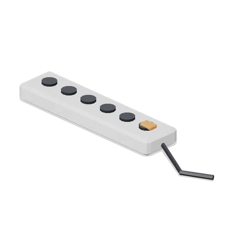 Six socket power strip (Computers and Desk Gadgets)