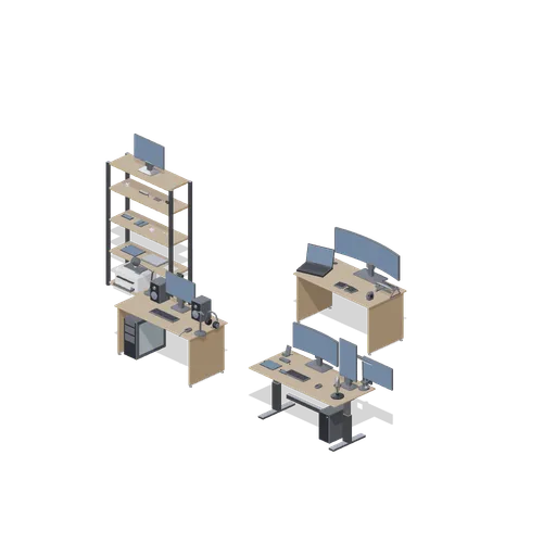 Studio Desk Setup (Computers and Desk Gadgets)