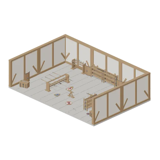 Armoury Rack Room (Swords, Shields and Melee Arms)