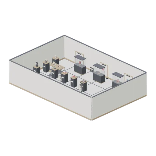 Anatomy classroom, open topped (Human Anatomy and Education Kit)