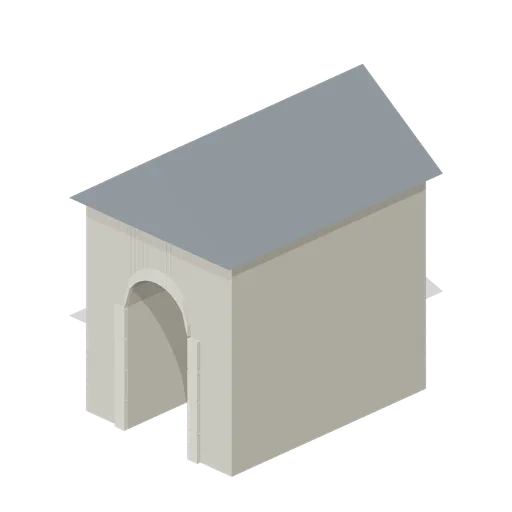 Covered Sally Port (Medieval Castle Construction)