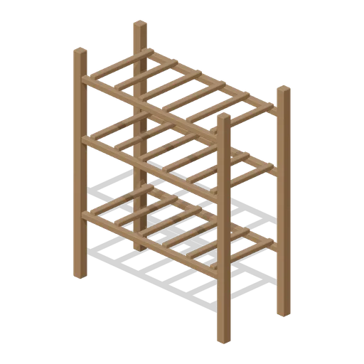 Panel Drying Comb Rack (Marquetry and Veneer Inlay Workshop)