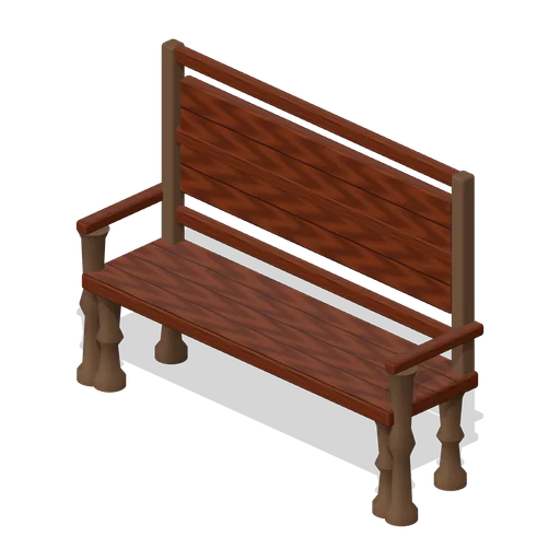 High Back Settle (Adventurers Tavern and Guild Hall)