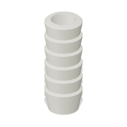 Paper Confection Cup Stack (Chocolate Making and Confectionery)