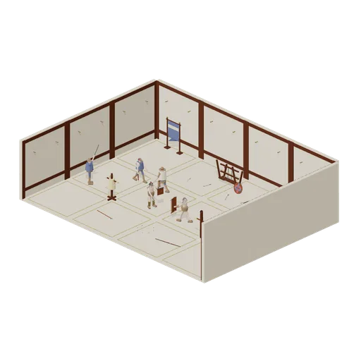 Warriors Training Yard (Legendary Warriors Kit)