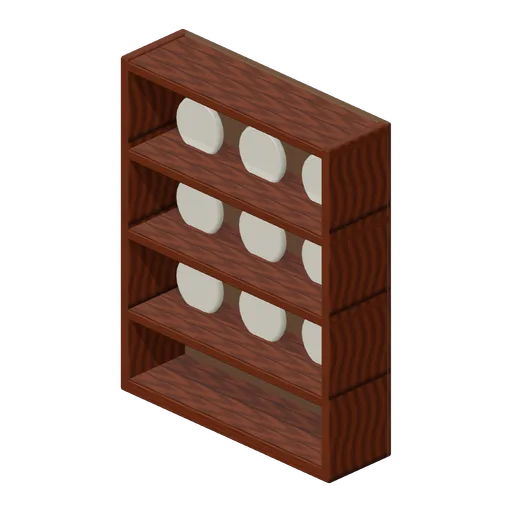 Dresser With Plates (Adventurers Tavern and Guild Hall)