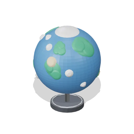 Earth Planet Model (Solar System and Astronauts)