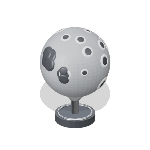 Earth Moon Model (Solar System and Astronauts)