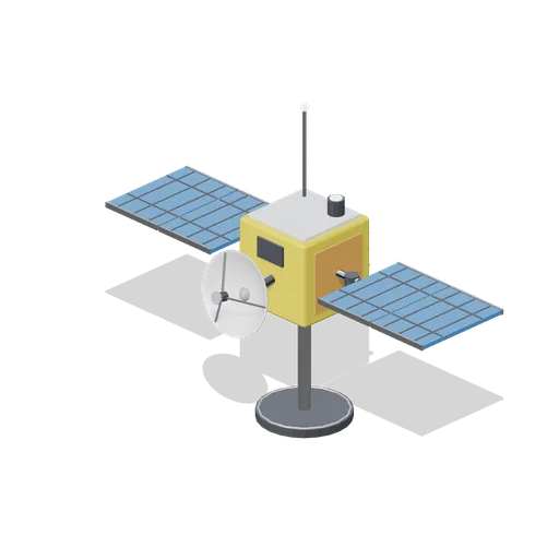 Comms Satellite (Solar System and Astronauts)