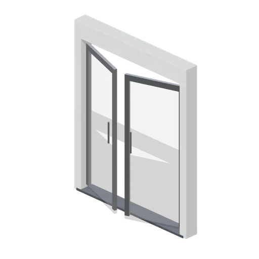 Gallery Door Pair (Solar System and Astronauts)