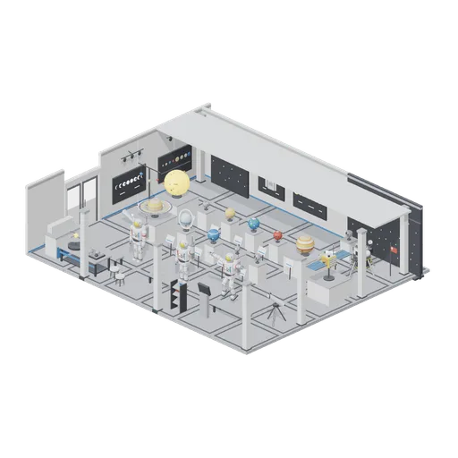Space gallery classroom (Solar System and Astronauts)