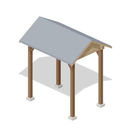 Chapel Porch Canopy (Wedding and Chapel Kit)