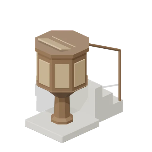 Chapel Pulpit (Wedding and Chapel Kit)