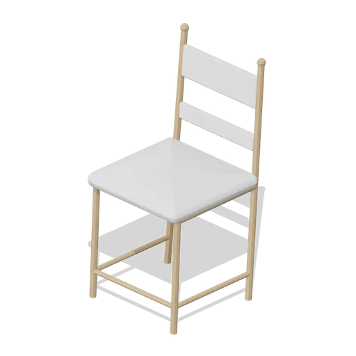 White Wedding Aisle Chair (Wedding and Chapel Kit)