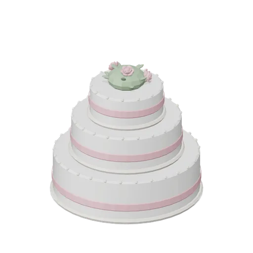Tiered Wedding Cake (Wedding and Chapel Kit)