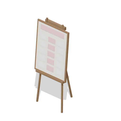 Seating Chart Board (Wedding and Chapel Kit)