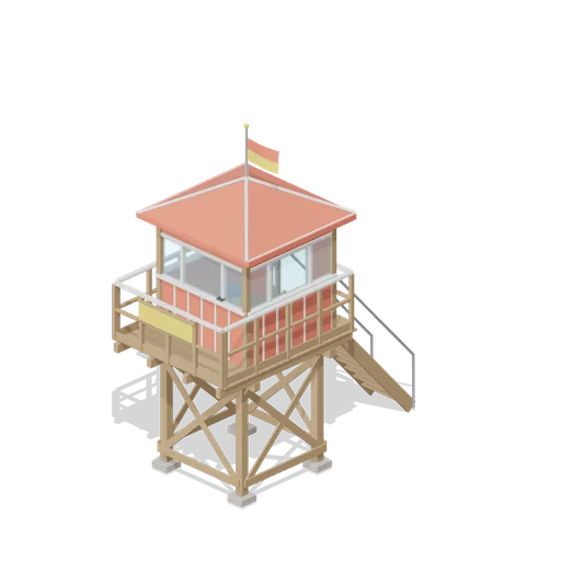 Lifeguard Tower (Beach Surf and Paddle Kit)