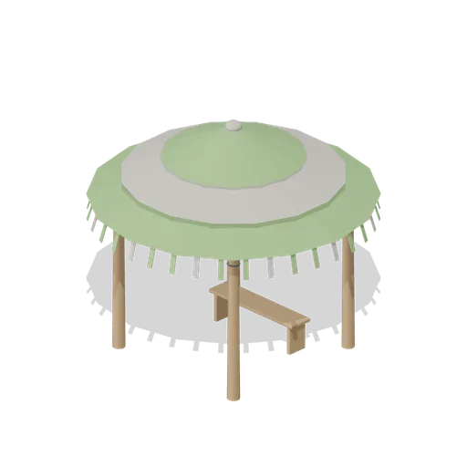 Palm Shade Shelter (Beach Surf and Paddle Kit)