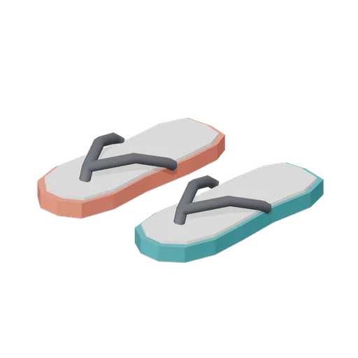 Flip Flop Pair (Beach Surf and Paddle Kit)