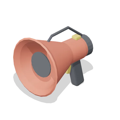 Lifeguard Megaphone (Beach Surf and Paddle Kit)