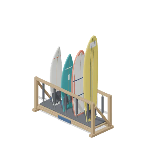 Stocked Surfboard Rack (Beach Surf and Paddle Kit)