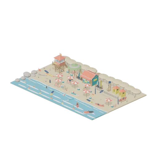Surf Beach Cove (Beach Surf and Paddle Kit)