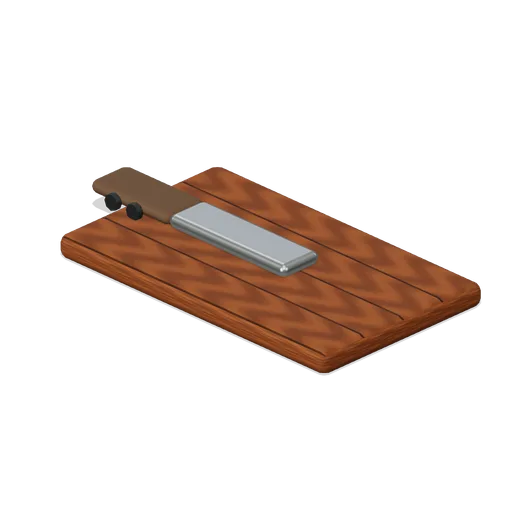 Cutting Board With Knife (Adventurers Tavern and Guild Hall)