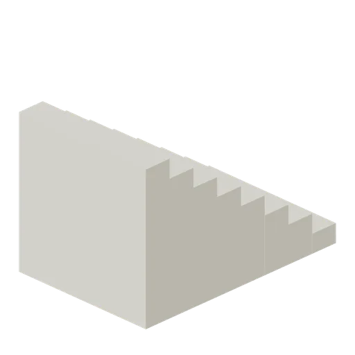 Stairs Straight 2m (Medieval Castle Construction)