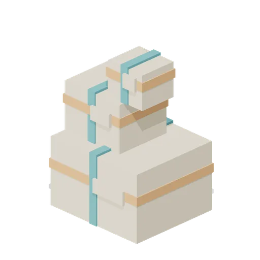 Meadow Courier Delivery Parcel Stack