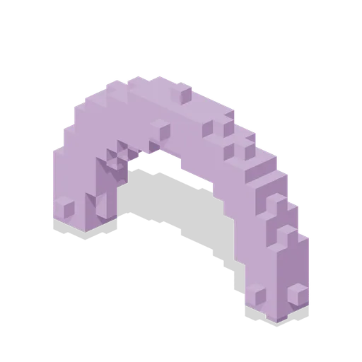 Stepped mineral arch (Alien Biosphere)