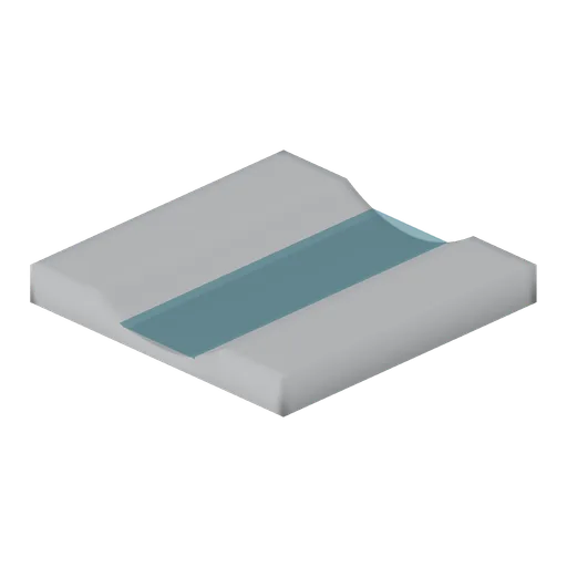 Meltwater stream straight (Alpine and Arctic Biomes)