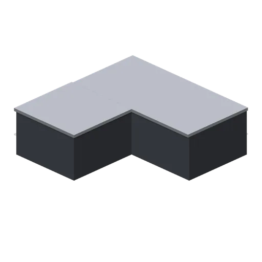 Vault Wall Plan Corner (Bank Vault Heist Kit)