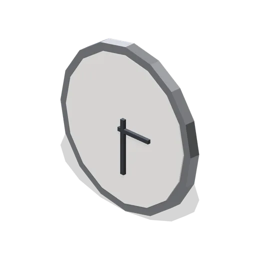 Wall Clock (Bank Vault Heist Kit)