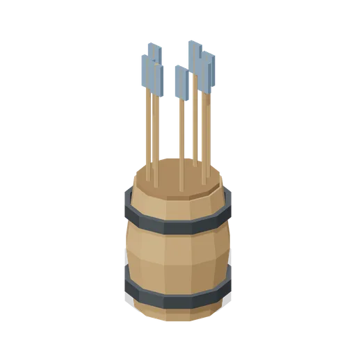 Arrow Barrel (Medieval Castle Construction)