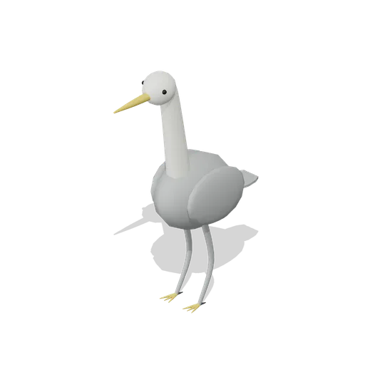 grey heron (Birds and Flying Creatures)