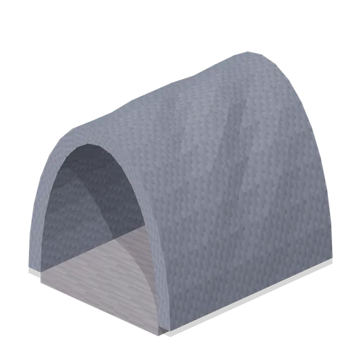 Straight cave tunnel (Cave and Crystal Networks)