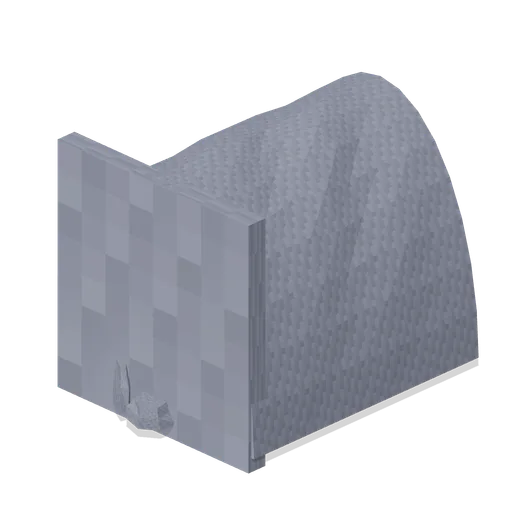 Rubble-blocked tunnel end (Cave and Crystal Networks)